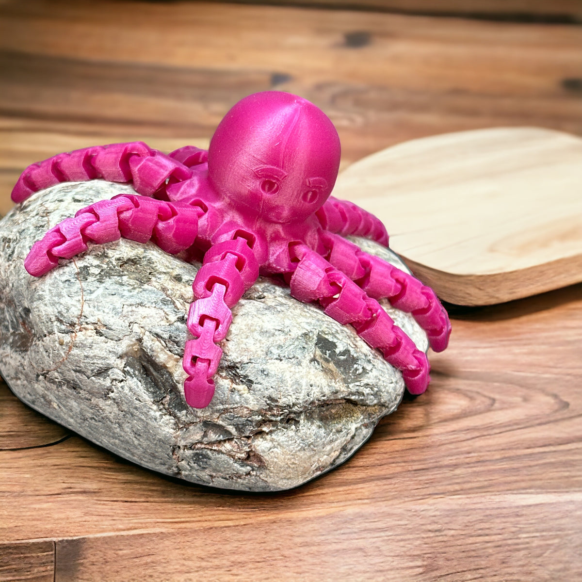 Flexibler Oktopus - Natürliches Spielzeug aus nachhaltigem 3D-Druck – Ansicht 2