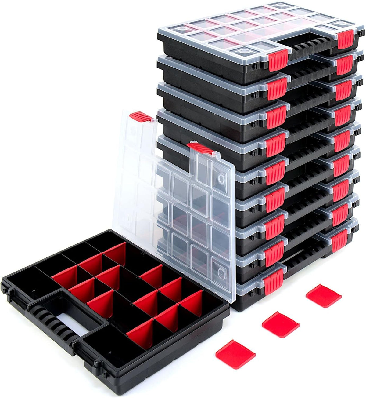 Interlock-Organizer für 3D Druck Zubehör , aus Kunststoff – Ansicht 3