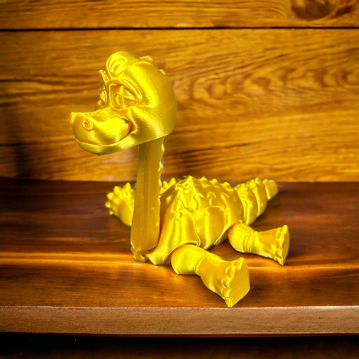 Flexibler Brachiosaurus - Natürliches Spielzeug aus nachhaltigem 3D-Druck