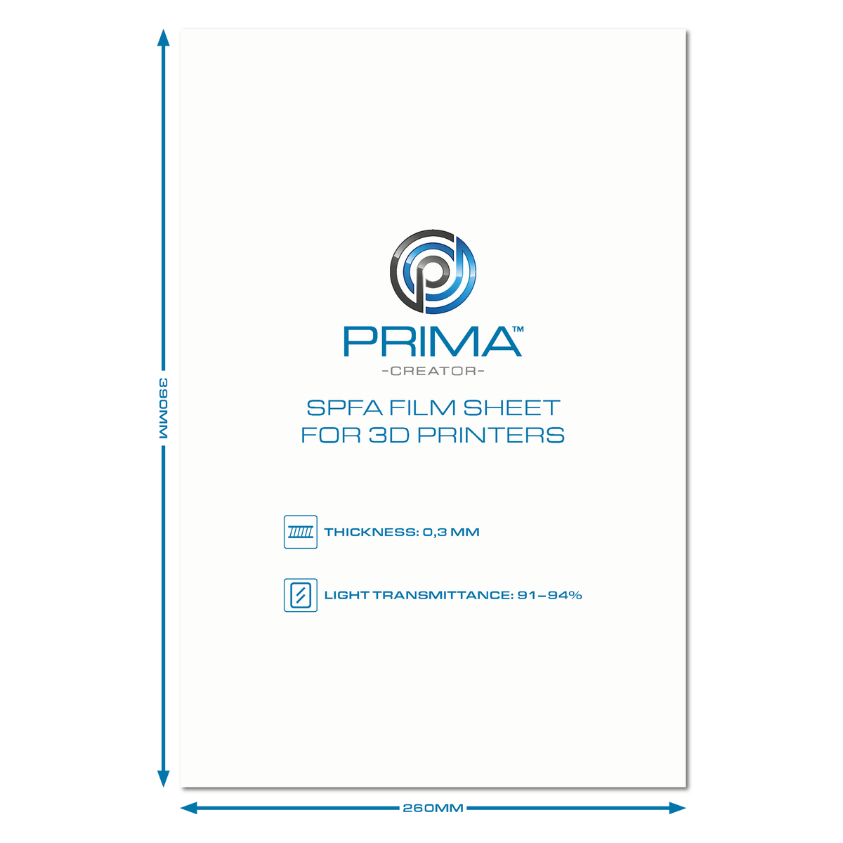 Spfa Film Sheet For 3d Printers - 260 X 390 mm – Ansicht 2