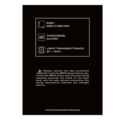 Spfa Film Sheet For 3d Printers - 260 X 390 mm – Ansicht 3