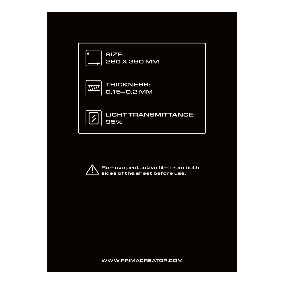 NFEP Film Sheet For 3d Printers - 260 X 390 mm – Ansicht 2