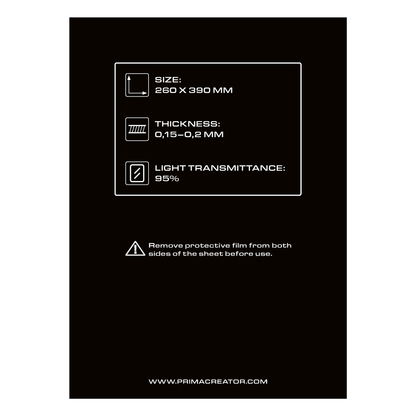 NFEP Film Sheet For 3d Printers - 260 X 390 mm – Ansicht 2
