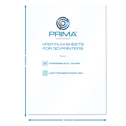 Nfep Film Sheets For 3d Printers - 140 X 200 Mm - 3-Pack – Ansicht 3