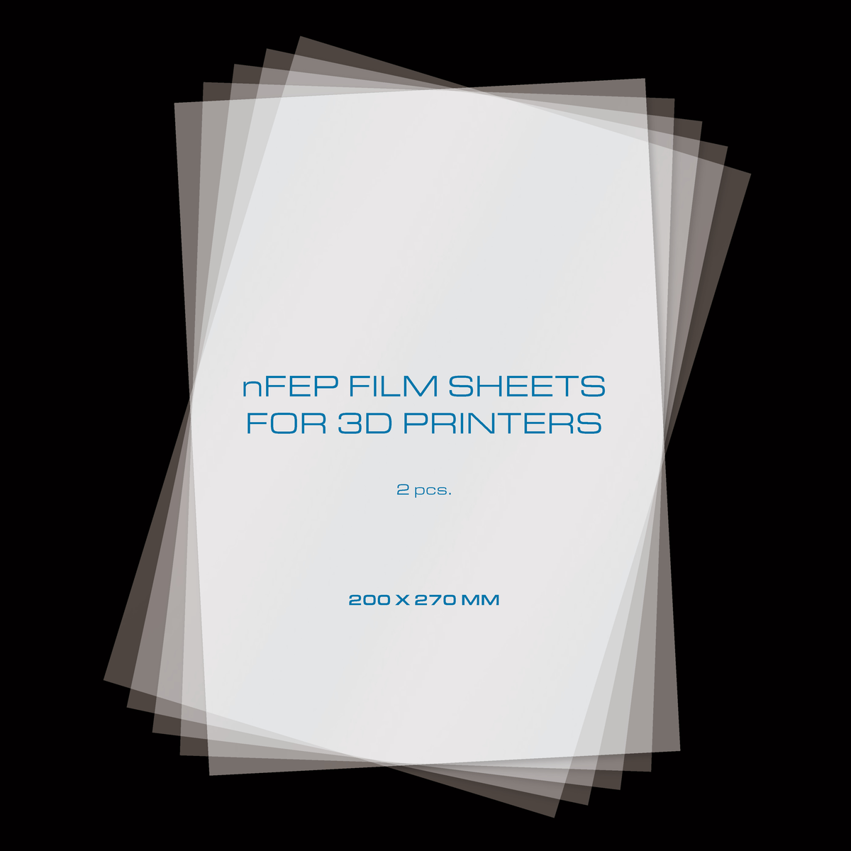 NFEP Film Sheets For 3d Printers - 200 X 270 Mm - 2-Pack – Ansicht 3