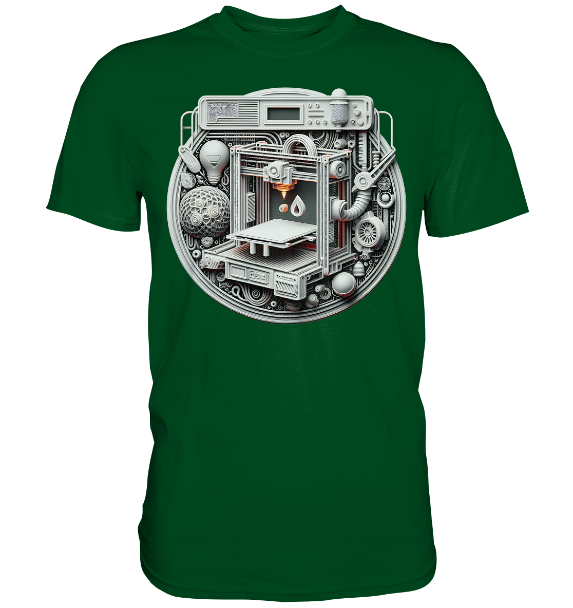 Premium T-Shirts mit dem Design „3D Print“ – Ein Must-Have – Ansicht 12