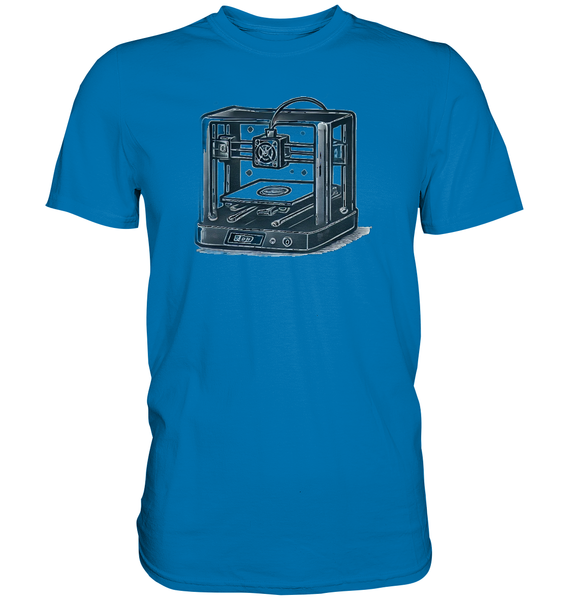 T-SHIRTS MIT DEM DESIGN „3D Printer“ IN VIELEN FARBEN UND GRÖSSEN - PREMIUM – Ansicht 11