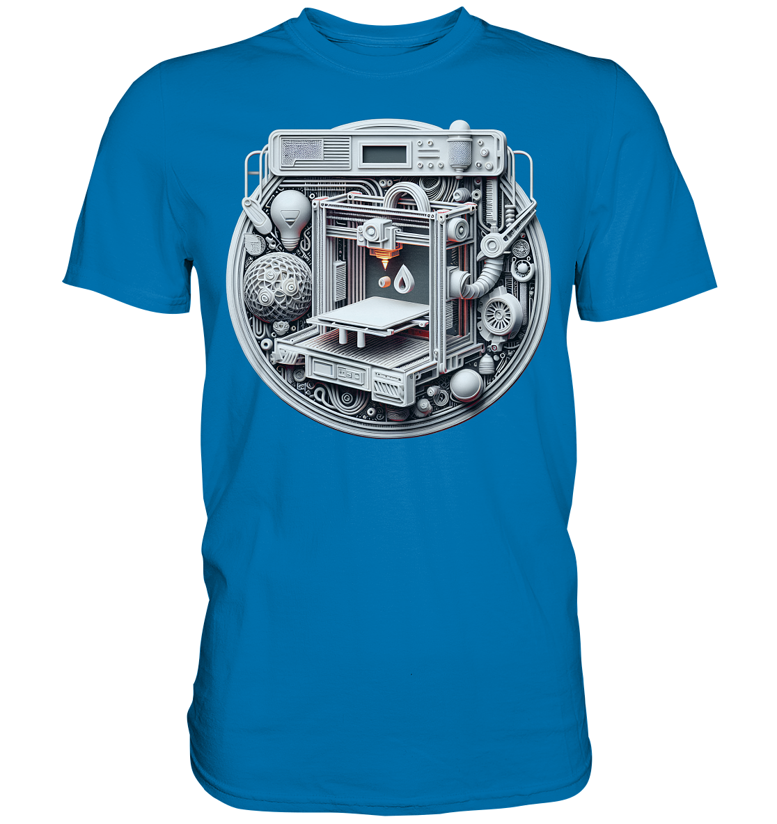 Premium T-Shirts mit dem Design „3D Print“ – Ein Must-Have – Ansicht 11