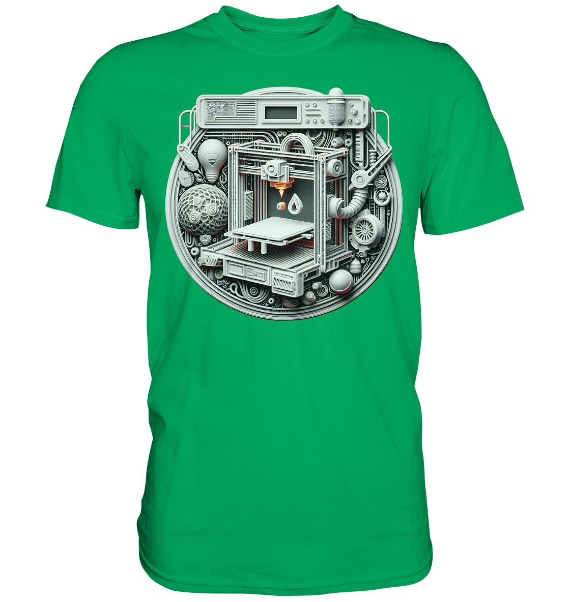 Premium T-Shirts mit dem Design „3D Print“ – Ein Must-Have – Ansicht 10
