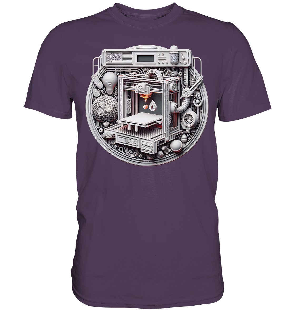 Premium T-Shirts mit dem Design „3D Print“ – Ein Must-Have – Ansicht 15