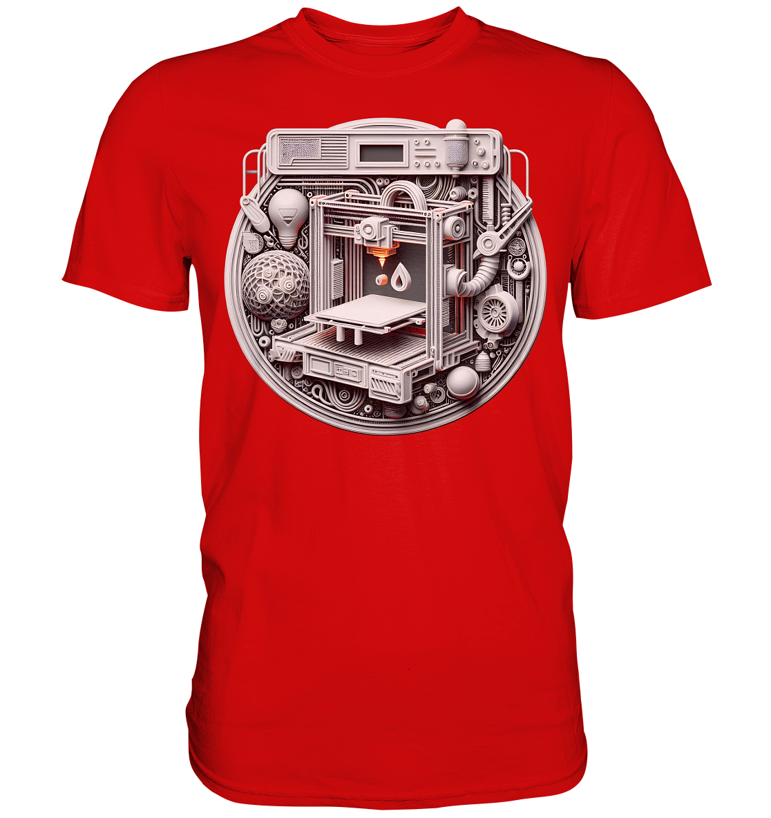 Premium T-Shirts mit dem Design „3D Print“ – Ein Must-Have – Ansicht 7