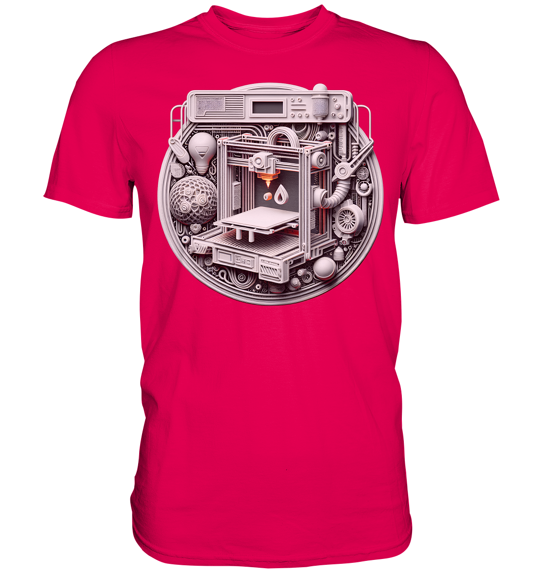 Premium T-Shirts mit dem Design „3D Print“ – Ein Must-Have – Ansicht 5