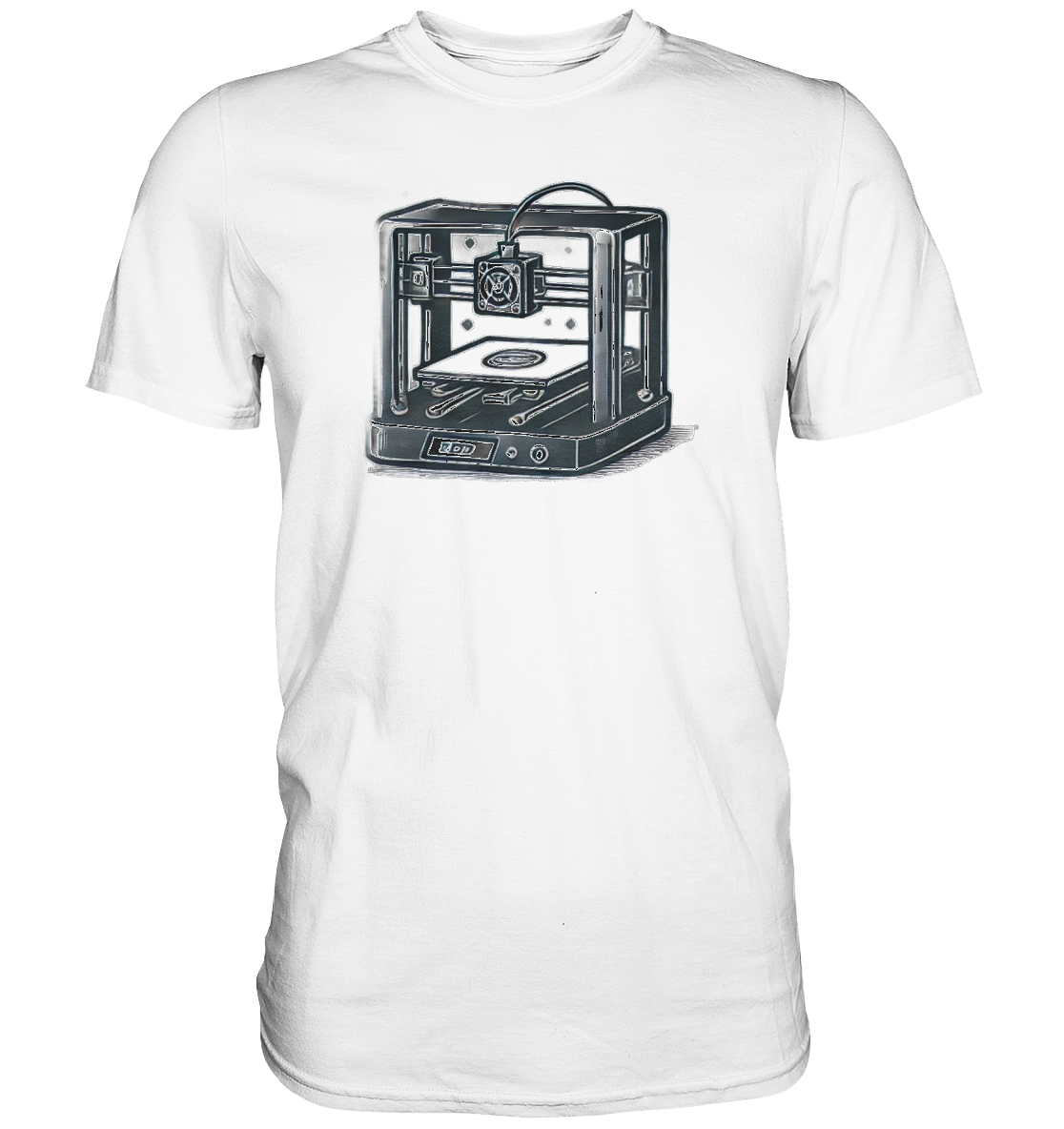 T-SHIRTS MIT DEM DESIGN „3D Printer“ IN VIELEN FARBEN UND GRÖSSEN - PREMIUM