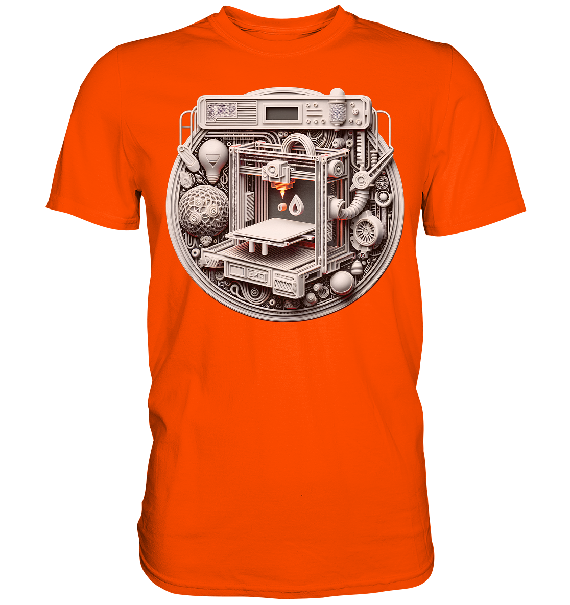Premium T-Shirts mit dem Design „3D Print“ – Ein Must-Have – Ansicht 6