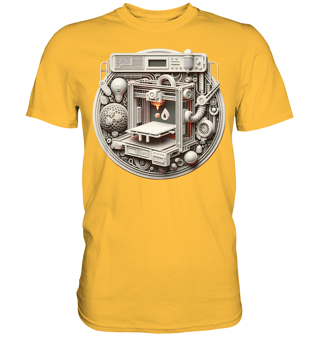 Premium T-Shirts mit dem Design „3D Print“ – Ein Must-Have – Ansicht 4