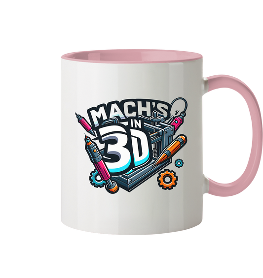 KREATIVE TASSEN MIT DEM DESIGN „MACH'S IN 3D“ – DER PERFEKTE BEGLEITER